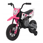 Elektrická motorka PANTONE 361C - ružová